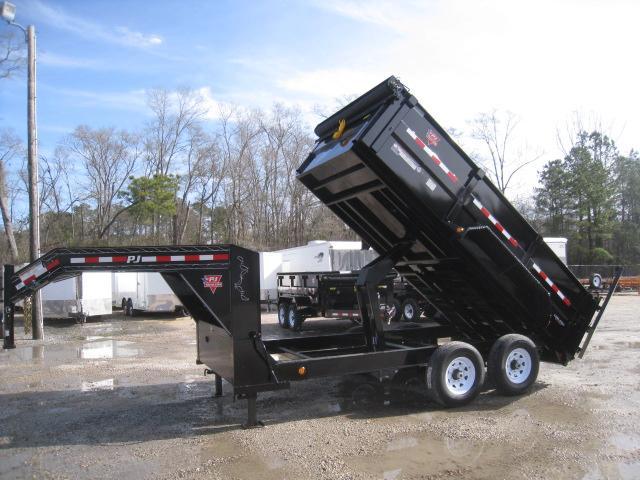 2019 PJ Trailers DM 14' X 83" Gooseneck 36" High Side Dump Trailer 2019 PJ Trailers DM 14' X 83" Gooseneck 36" High Side Dump Trailer