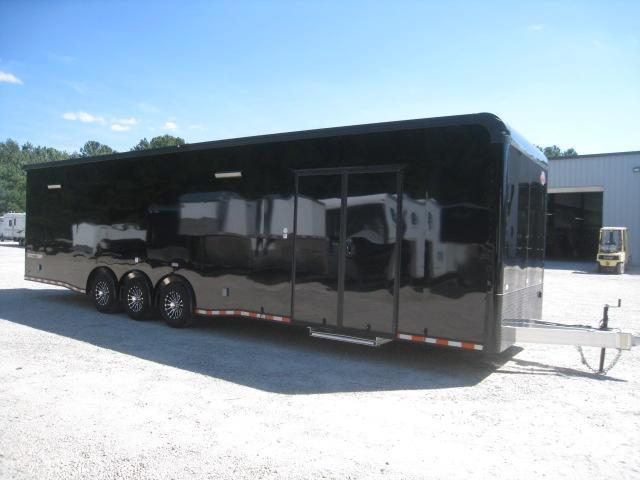 2020 Cargo Mate Aluminum Eliminator 34 Car / Racing Trailer Loaded with Blackout Package 2020 Cargo Mate Aluminum Eliminator 34 Car / Racing Trailer Loaded with Blackout Package
