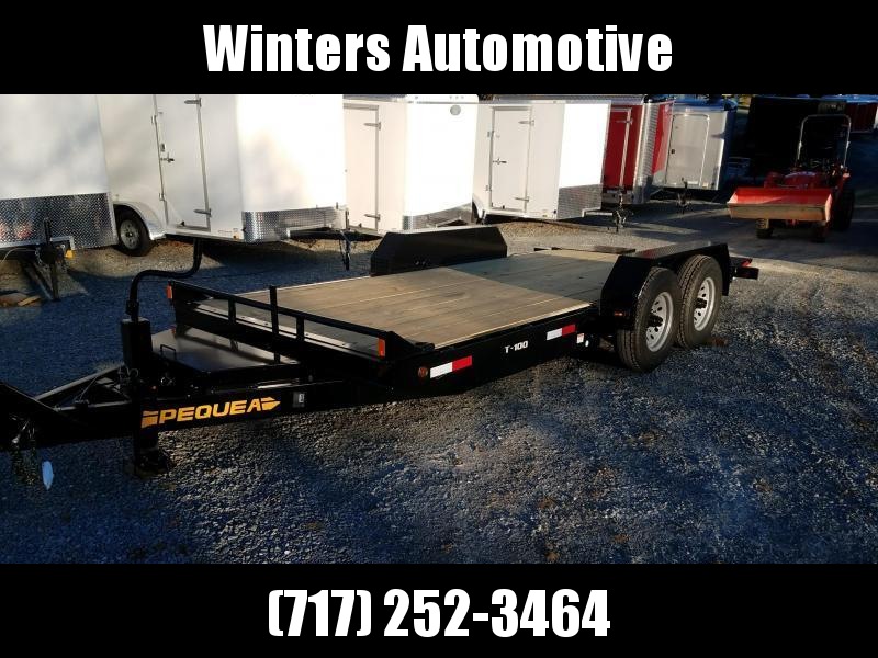 2019 Pequea T100 18 TILT DECK Equipment Trailer 2019 Pequea T100 18 TILT DECK Equipment Trailer
