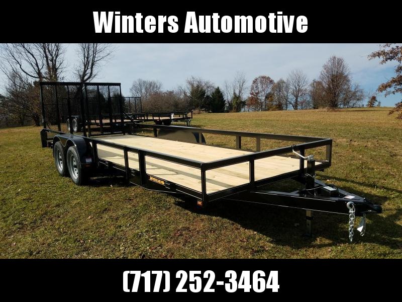 2019 Pequea 80X20 Utility Trailer With Ramps 2019 Pequea 80X20 Utility Trailer With Ramps
