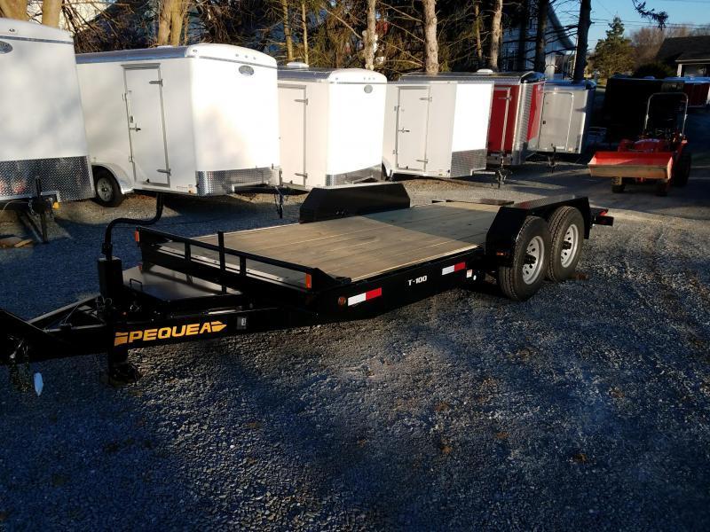 2019 Pequea T100 18 TILT DECK Equipment Trailer 2019 Pequea T100 18 TILT DECK Equipment Trailer