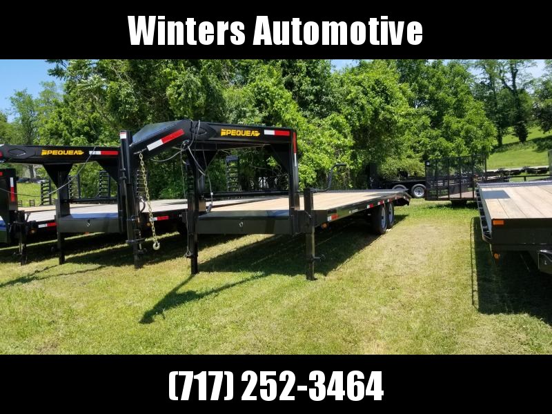 2019 Pequea Goose Neck DECKOVER 24 Flatbed Trailer LEVEL 2019 Pequea Goose Neck DECKOVER 24 Flatbed Trailer LEVEL