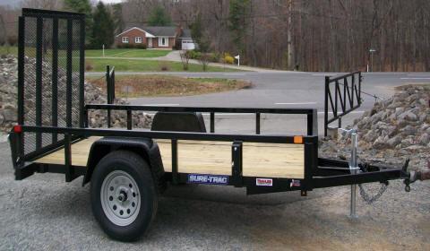 Sure-Trac 5 x 8 Tube Top Utility Trailer Sure-Trac 5 x 8 Tube Top Utility Trailer
