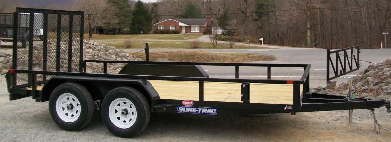 Sure-Trac 6'9" x 14 Tube Top Gate Utility Trailer Sure-Trac 6'9" x 14 Tube Top Gate Utility Trailer