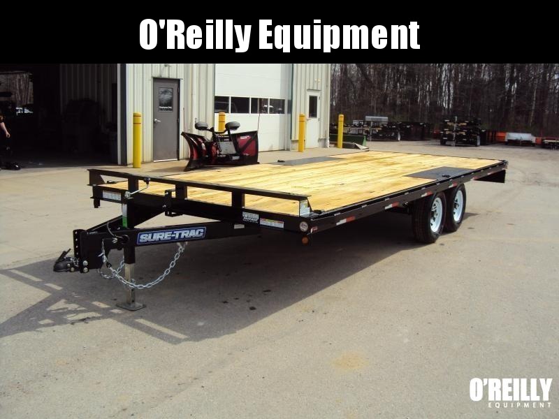 2019 Sure-Trac 8.5' x 18' Flatbed Trailer 2019 Sure-Trac 8.5' x 18' Flatbed Trailer