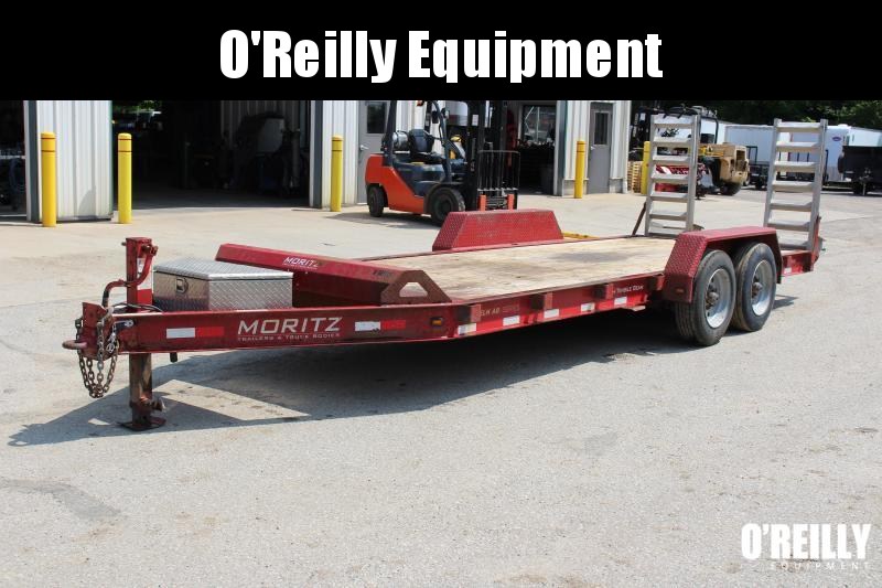 2017 Moritz International 7 x 20 Equipment Trailer Used 2017 Moritz International 7 x 20 Equipment Trailer Used