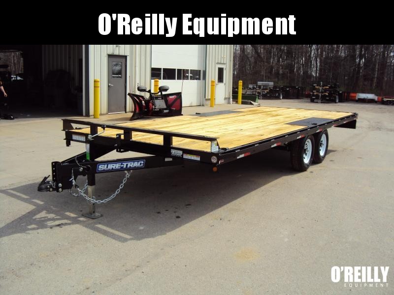 2019 Sure-Trac 8.5' x 18' Flatbed Trailer 2019 Sure-Trac 8.5' x 18' Flatbed Trailer