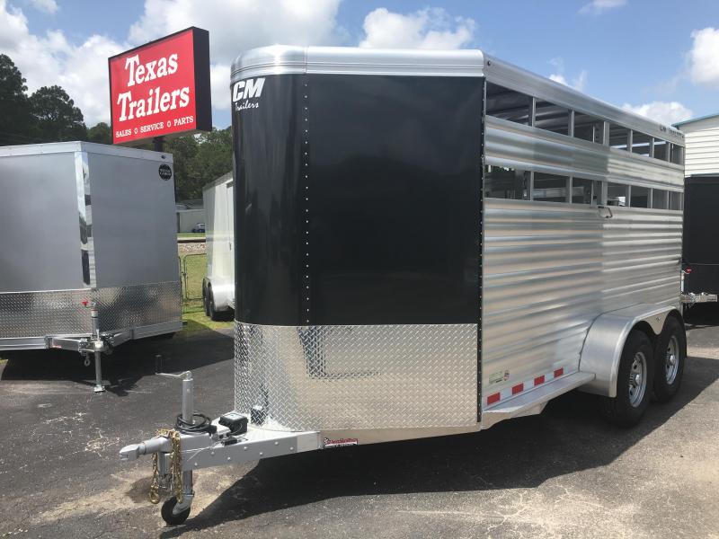 CMS0440-16 CM 6'8" X 16' ALUMINUM STOCKER W/ CUT GATE AND COMBO REAR GATE W/ FULL WALK OUT ESCAPE DOOR AND 5200# AXLES CMS0440-16 CM 6'8" X 16' ALUMINUM STOCKER W/ CUT GATE AND COMBO REAR GATE W/ FULL WALK OUT ESCAPE DOOR AND 5200# AXLES