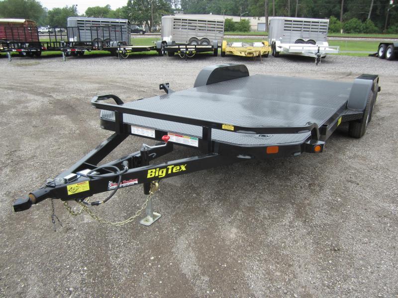 70DM-20BK BIG TEX 20' STEEL DECK CAR HAULER W/ BRAKES ON BOTH AXLES 70DM-20BK BIG TEX 20' STEEL DECK CAR HAULER W/ BRAKES ON BOTH AXLES