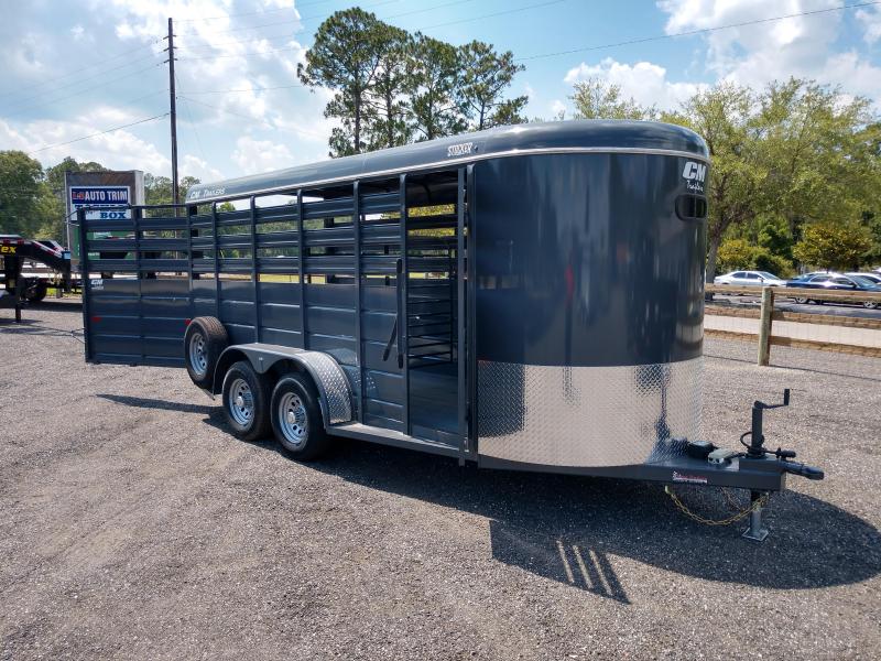 CMS6630-16 CM 6' X 16' STOCKER W/ CUT GATE AND COMBO REAR GATE W/ FULL WALK OUT ESCAPE DOOR CMS6630-16 CM 6' X 16' STOCKER W/ CUT GATE AND COMBO REAR GATE W/ FULL WALK OUT ESCAPE DOOR