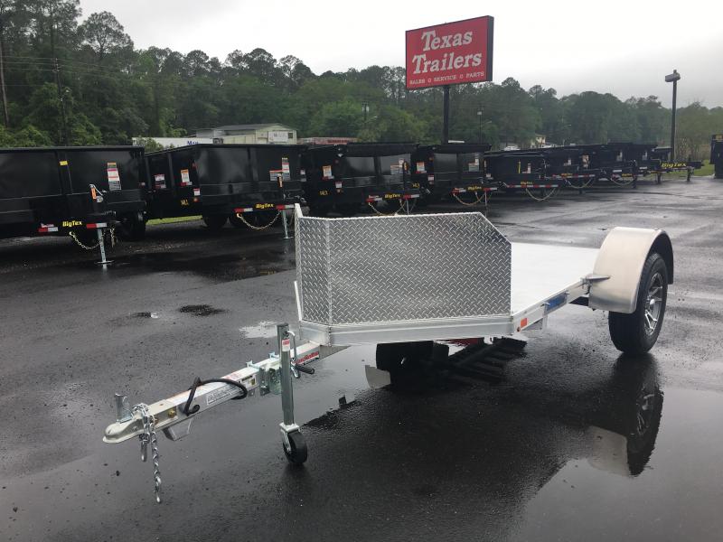 MOMC5X8-2.0 MISSION 5 X 8 ALUMINUM MOTORCYCLE TRAILER MOMC5X8-2.0 MISSION 5 X 8 ALUMINUM MOTORCYCLE TRAILER