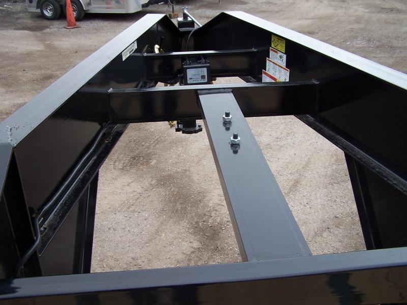 22GN25BK+5MR BIG TEX 30' GOOSENECK DUAL TANDEM FLAT BED W/ MEGA RAMPS