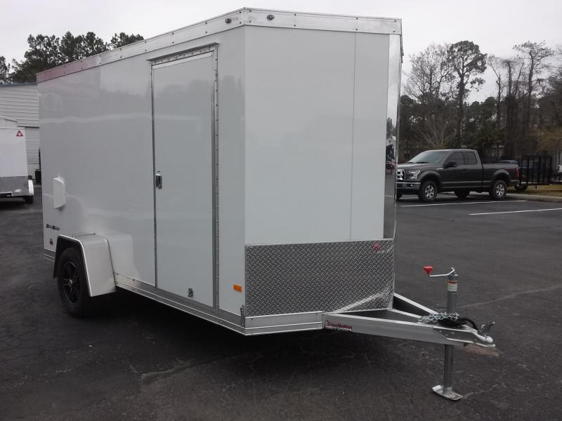 WAUV6X121 WELLS CARGO 6X12 SILVER SPORT ALUMINUM ENCLOSED CARGO TRAILER WAUV6X121 WELLS CARGO 6X12 SILVER SPORT ALUMINUM ENCLOSED CARGO TRAILER
