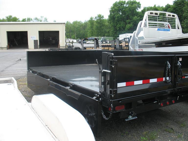 SureTrac HD Deckover Dump w/ Fold Down Sides Dump Trailer Over 150k