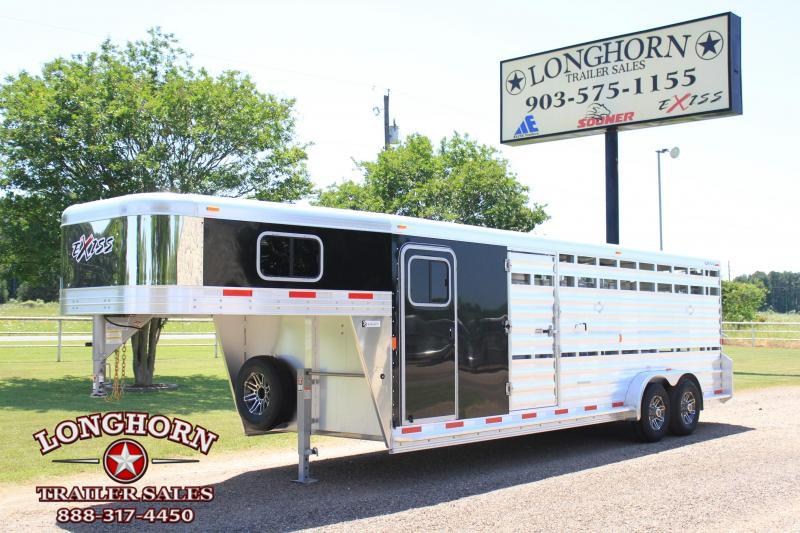 2019 Exiss 24ft Show Cattle Combo with Two Side Ramps 2019 Exiss 24ft Show Cattle Combo with Two Side Ramps