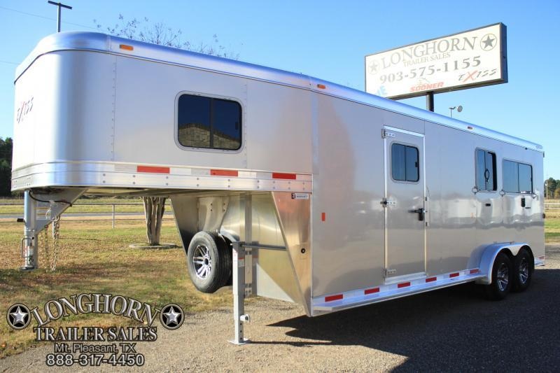 2019 Exiss Trailers 2 + 1 Straight Load Gn Horse Trailer 2019 Exiss Trailers 2 + 1 Straight Load Gn Horse Trailer