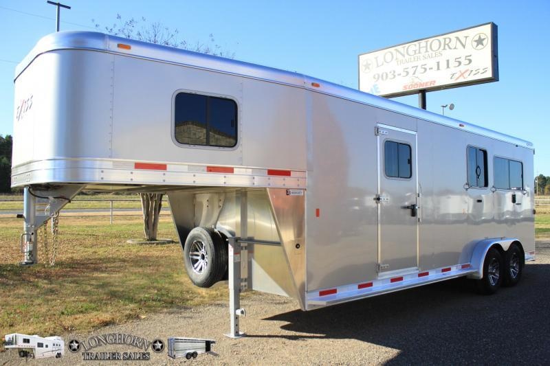 2019 Exiss Trailers 2 + 1 Straight Load Gn Horse Trailer 2019 Exiss Trailers 2 + 1 Straight Load Gn Horse Trailer