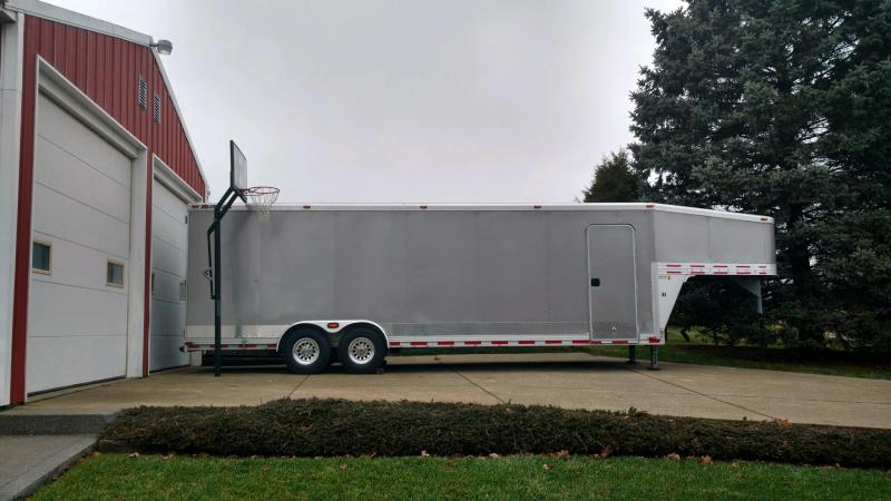 2006 Alum-Line Trailers Sloped-V-Nose Gooseneck Enclosed Cargo Trailer 2006 Alum-Line Trailers Sloped-V-Nose Gooseneck Enclosed Cargo Trailer