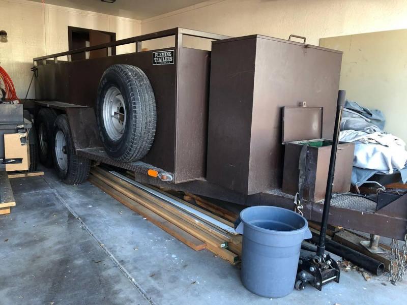 1990 Fleming 5 x 14 Custom Built Utility Trailer 1990 Fleming 5 x 14 Custom Built Utility Trailer