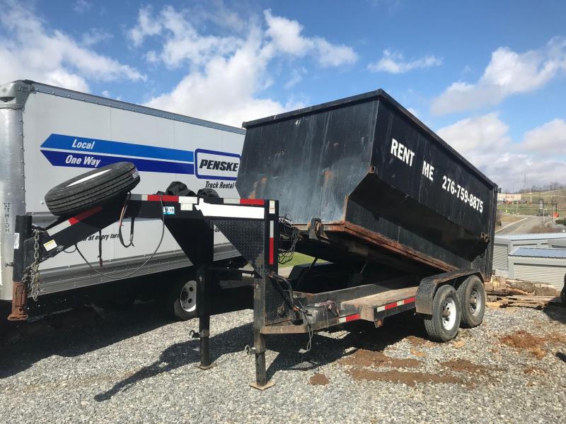 2011 Texas Pride 7 x 12 Roll-Off Dump Trailer w/ Bins 2011 Texas Pride 7 x 12 Roll-Off Dump Trailer w/ Bins