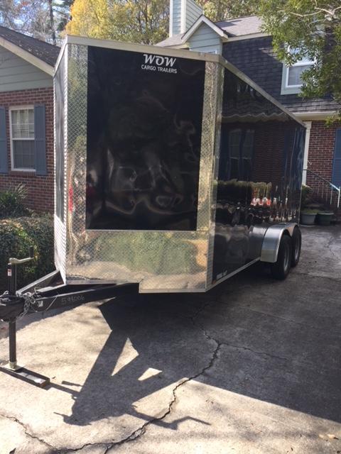 2017 Other 7x16 V Nose Tandem Cargo Trailer Enclosed Cargo Trailer 2017 Other 7x16 V Nose Tandem Cargo Trailer Enclosed Cargo Trailer