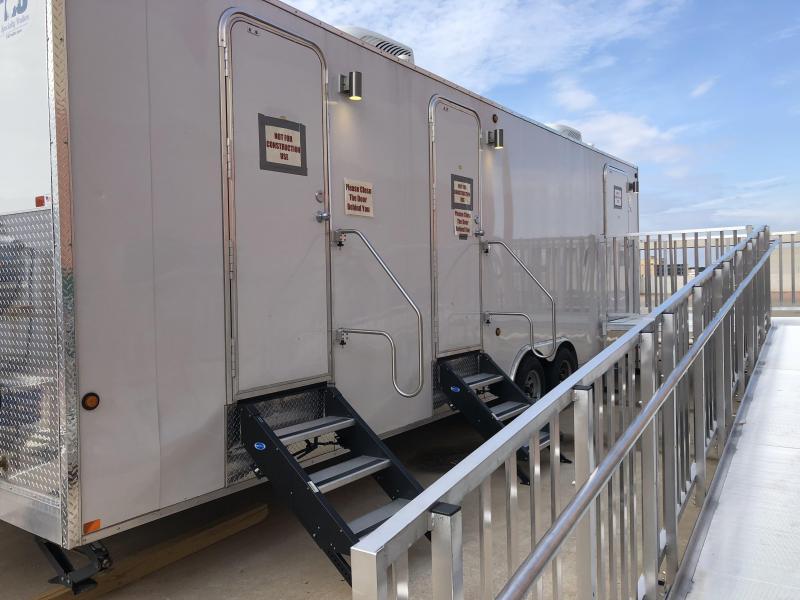 2018 716 Specialty Trailers 8 x 28 Combination Shower Restroom Trailer 2018 716 Specialty Trailers 8 x 28 Combination Shower Restroom Trailer