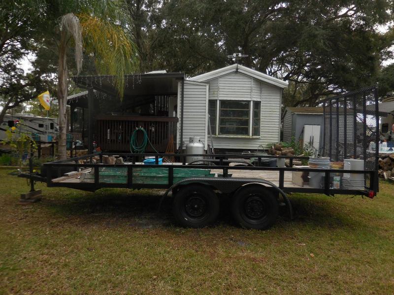 7 X 16 Tandem Axle Utility Trailer 7 X 16 Tandem Axle Utility Trailer