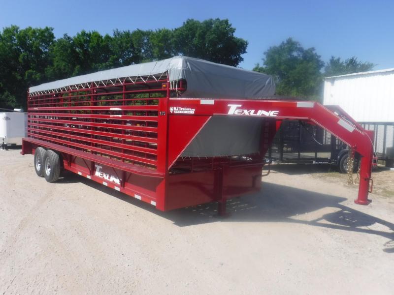 2017 TexLine 24' Cattle Utility Trailer 2017 TexLine 24' Cattle Utility Trailer
