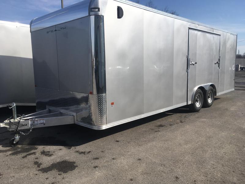 2019 CargoPro Trailers C8x24SCH Enclosed Car Trailer - ELITE ESCAPE DOOR - SILVER 2019 CargoPro Trailers C8x24SCH Enclosed Car Trailer - ELITE ESCAPE DOOR - SILVER