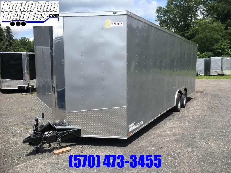 2018 Samson SP8.5x24 Enclosed Trailer - SILVER FROST 2018 Samson SP8.5x24 Enclosed Trailer - SILVER FROST