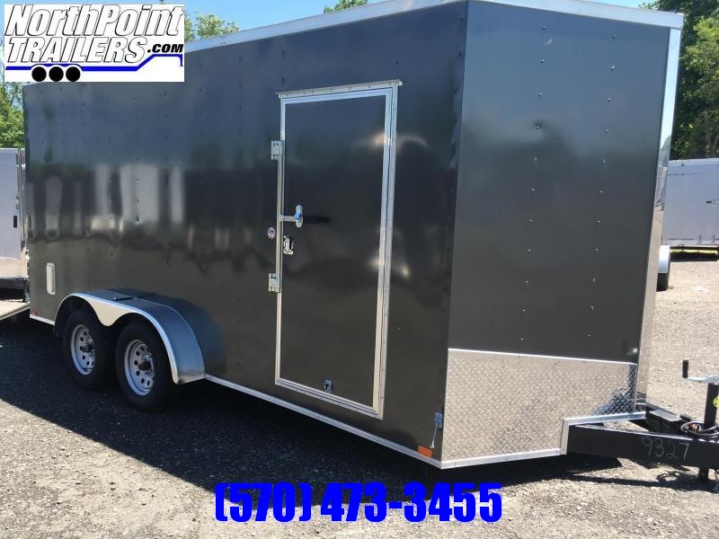 2019 Samson SP714TA Cargo Trailer - 80" Door Opening - E-Track - CHARCOAL 2019 Samson SP714TA Cargo Trailer - 80" Door Opening - E-Track - CHARCOAL