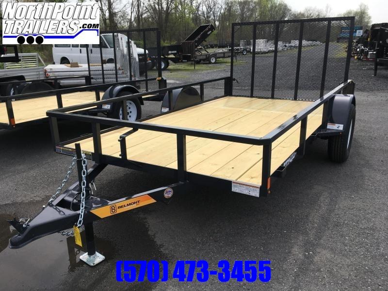 2019 Belmont Machine UT614TT Utility Trailer - BLACK 2019 Belmont Machine UT614TT Utility Trailer - BLACK