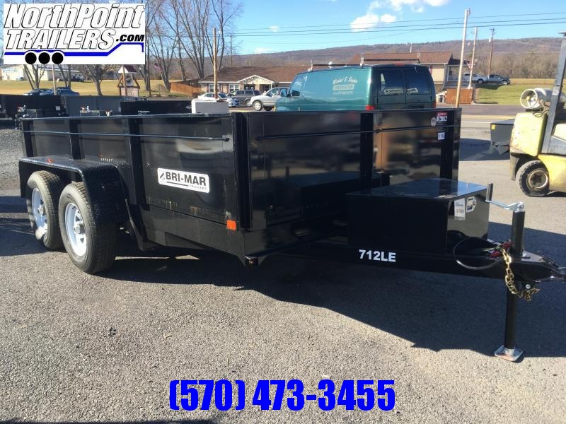 2018 Bri-Mar DT712LP-10K Dump Trailer w/ Ramps 2018 Bri-Mar DT712LP-10K Dump Trailer w/ Ramps