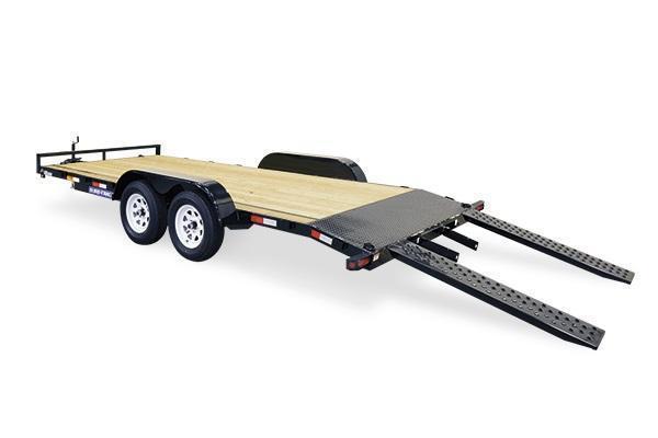 2019 Sure-Trac 7x20 10K Wood Deck Car Trailer 2019 Sure-Trac 7x20 10K Wood Deck Car Trailer