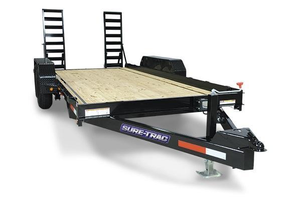 2019 Sure-Trac 7x16 10K Skid Steer Equipment Trailer 2019 Sure-Trac 7x16 10K Skid Steer Equipment Trailer