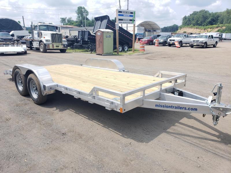 2019 Mission 7x18 Wood Deck Aluminum Car Trailer 2019 Mission 7x18 Wood Deck Aluminum Car Trailer