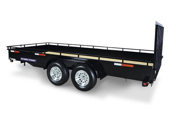 2019 Sure-Trac 7x16 Steel High Side Utility Trailer 2019 Sure-Trac 7x16 Steel High Side Utility Trailer