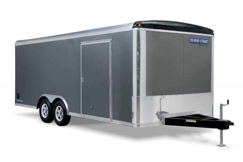 2019 Sure-Trac 8.5x18 10K Pro Round Top Car Hauler Trailer 2019 Sure-Trac 8.5x18 10K Pro Round Top Car Hauler Trailer