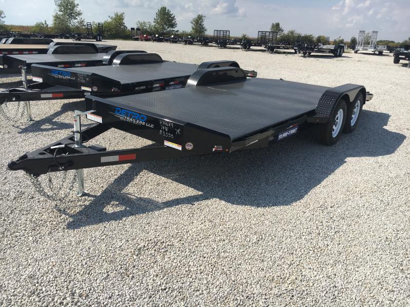 2018 Sure-Trac 7 x 18 Steel Deck Car Hauler 7k 2018 Sure-Trac 7 x 18 Steel Deck Car Hauler 7k