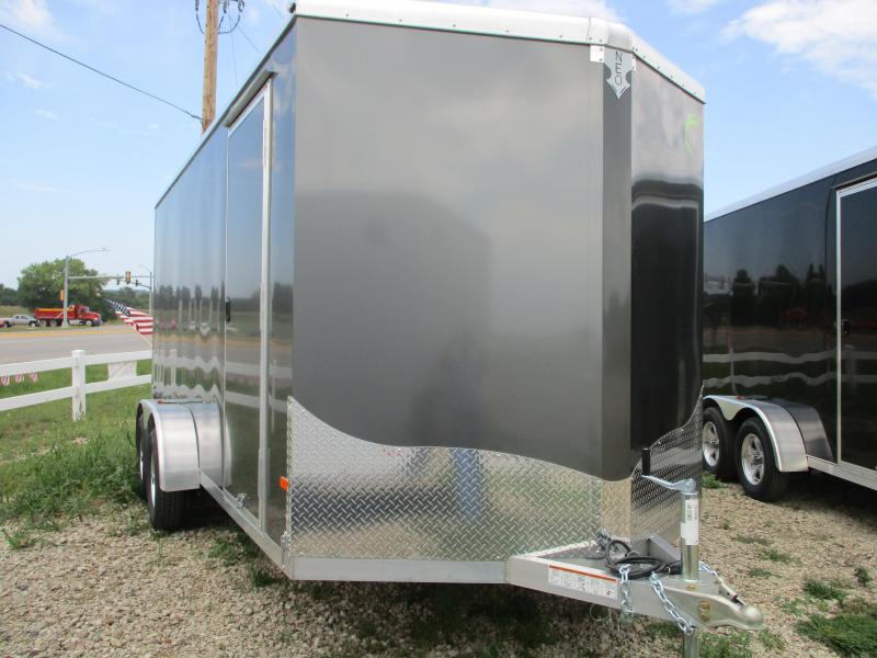 2020 NEO Trailers 7x16 Tandem Axle Aluminum Enclosed Cargo Trailer 2020 NEO Trailers 7x16 Tandem Axle Aluminum Enclosed Cargo Trailer