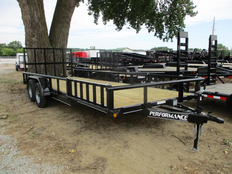 2019 Performance Trailers 83x20 Tandem Axle Utility Trailer 2019 Performance Trailers 83x20 Tandem Axle Utility Trailer