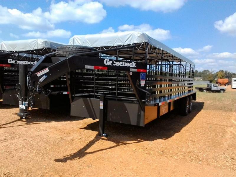 24'x6'8" Gooseneck STOCK Livestock Trailer 24'x6'8" Gooseneck STOCK Livestock Trailer