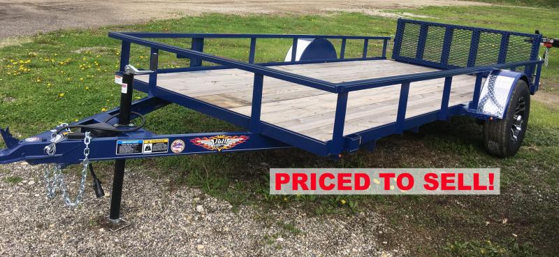 2019 H and H Trailer 76X14 STEEL RAIL SIDE 5K 2019 H and H Trailer 76X14 STEEL RAIL SIDE 5K