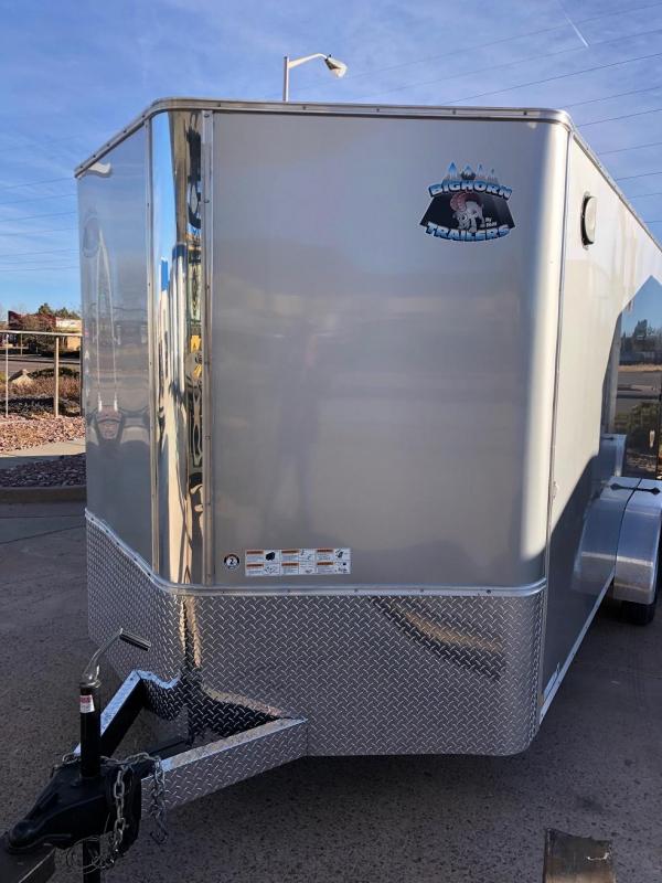 2019 R&M Manufacturing EC 7 16 TAS White Enclosed Cargo Trailer 2019 R&M Manufacturing EC 7 16 TAS White Enclosed Cargo Trailer