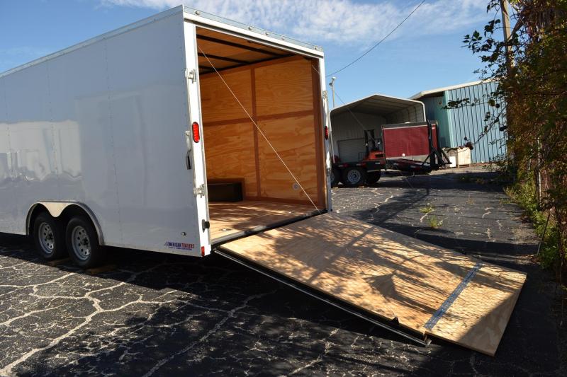 8.5x20 Continental Cargo Trailers Enclosed Trailer Right Trailers