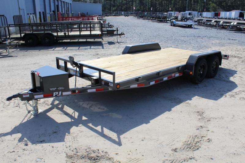 2018 PJ Trailers 18ft 7K C5 Car Trailer w/Rear Slide-In Ramps 2018 PJ Trailers 18ft 7K C5 Car Trailer w/Rear Slide-In Ramps