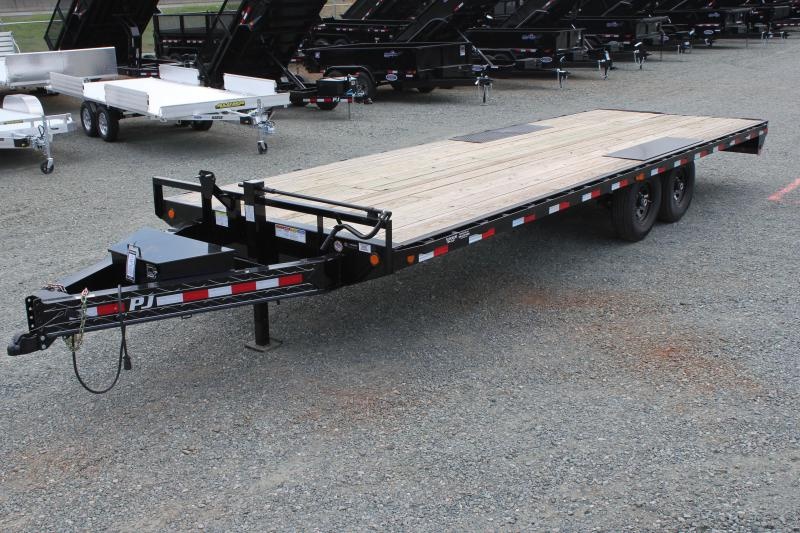 2020 PRE OWNED PJ Trailers 24 F8 14K Deckover w/ Slide In Ramps 2020 PRE OWNED PJ Trailers 24 F8 14K Deckover w/ Slide In Ramps