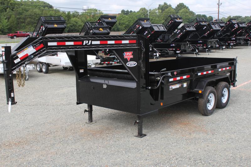 2020 PJ 7X14 DL Gooseneck Low Pro Dump Trailer 2020 PJ 7X14 DL Gooseneck Low Pro Dump Trailer