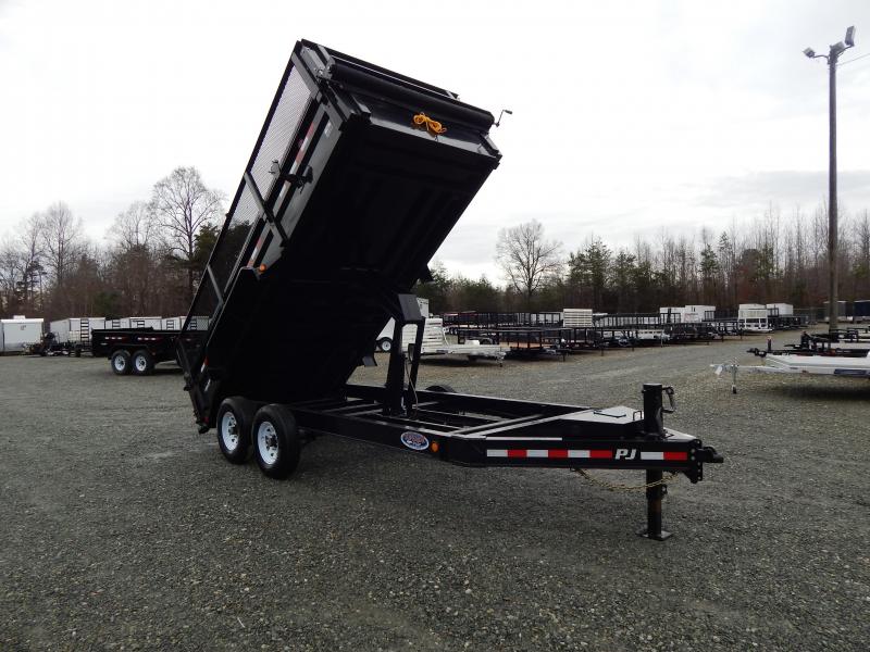 2019 PJ Trailers 7X16 DL 14K Dump w/ 24" Exp Metal Side Extensions 2019 PJ Trailers 7X16 DL 14K Dump w/ 24" Exp Metal Side Extensions