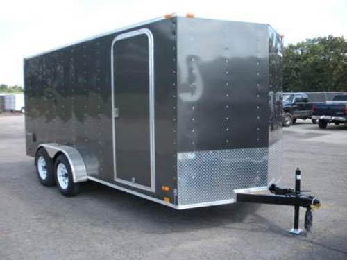 2018 Look Trailers EWLC7X16TE2 Flat Top Enclosed Cargo Trailer 2018 Look Trailers EWLC7X16TE2 Flat Top Enclosed Cargo Trailer